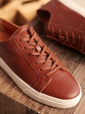 Anthony Veer Coolidge Tennis Sneaker Men's Italian Leather Fashion Sneaker